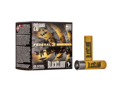 Federal Black Cloud FS Steel Shotshell Loads, 20 Gauge, 25