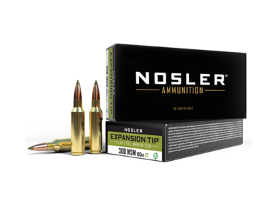 Nosler Expansion Tip Rifle Rounds, .300 Winchester Short Magnum, 20