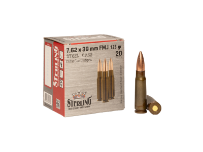Sterling Centerfire Rifle Cartridges, 7.62x39mm, 20