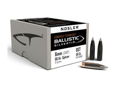 Nosler Ballistic Silvertip 6mm, 50