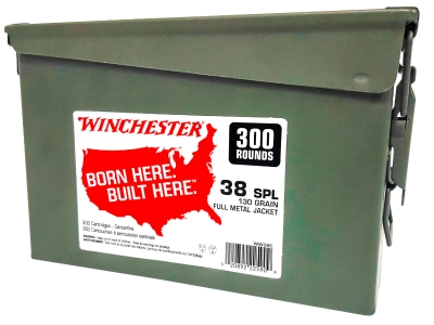Winchester USA Ammo Can, .357 (9.07mm), .38 Special, 300