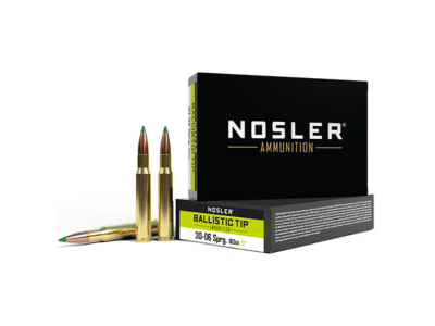 Nosler Ballistic Tip Rifle Rounds, .30-06 Springfield, 20