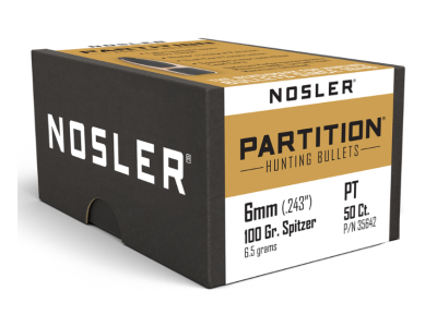 Nosler Partition 6mm, 50