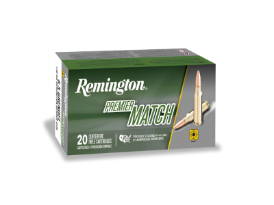 Remington Premier Match Centerfire Rifle Cartridges, 6.5mm Grendel, 20