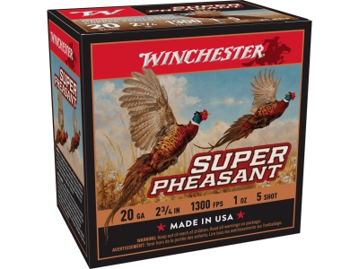 Winchester Super Pheasant Magnum High Brass, 20 Gauge, 25