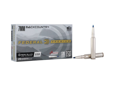 Federal Terminal Ascent Rifle Cartridges, .41 Remington Magnum, 7MM Backcountry, 20