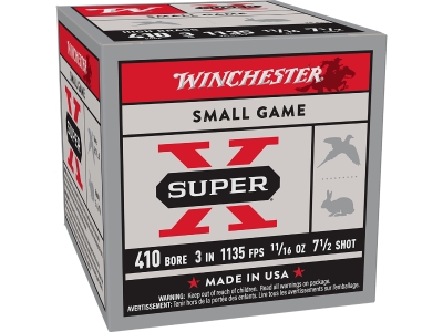 Winchester Super X Heavy Game Load High Brass, .410 bore, 25