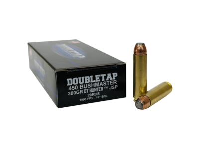 DoubleTap DT Hunter Centerfire Handgun Cartridges, .450 Bushmaster, 20