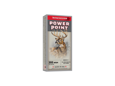 Winchester Super X 300 WSM 150gr, .308 (7.82mm), .300 Winchester Short Magnum, 20