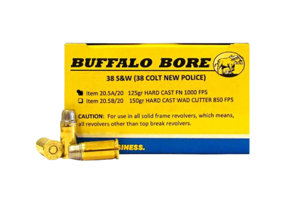 BBA Personal Defense Centerfire Handgun Rounds, .38 Special, 20