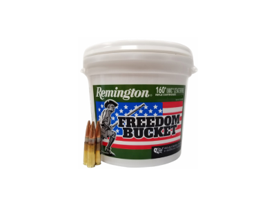 Remington UMC Centerfire Rifle Cartridges, Freedom Bucket, .300 AAC Blackout, 160