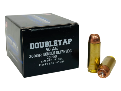 DoubleTap Bonded Defense Handgun Rounds, .50 Action Express, 20
