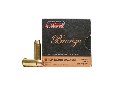 PMC Bronze Centerfire Handgun Cartridges, .44 Magnum, 25