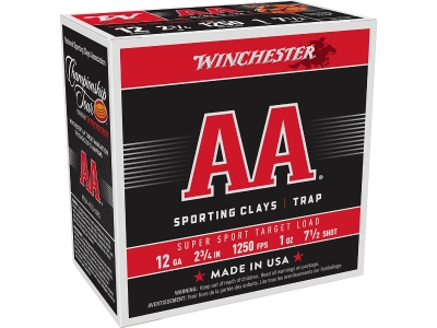 Winchester AA Super Sport Sporting Clay, 12 Gauge, 25