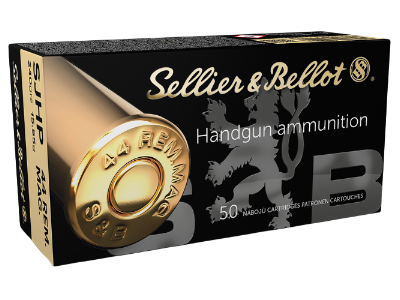 Sellier & Bellot Centerfire Handgun Cartridges, .44 Magnum, 50