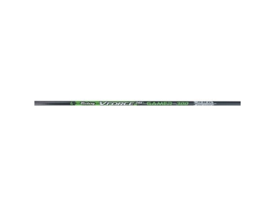 Victory Vforce Gamer .245 Diameter Bare Shafts with Inserts and Nocks, Black, 12 Count