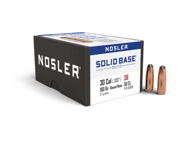 Nosler Solid Base Reloading Bullets, .30 (7.62mm), 50