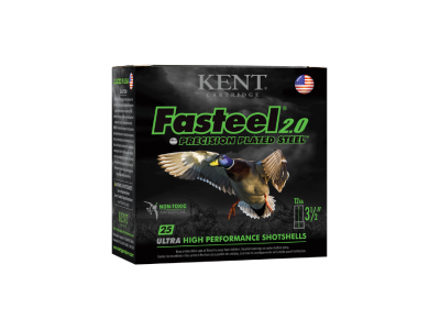 Kent Cartridge Fasteel 2.0 Shotshell Loads, Black, 12 Gauge, 25