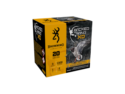Browning Wicked Wing XD Shotshell Loads, 20 Gauge, 25