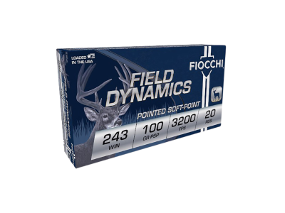 Fiocchi Field Dynamics Rifle Rounds, .243 Winchester, 20