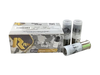 Rio Ammunition Star Slug Shotshell Loads, 12 Gauge, 10