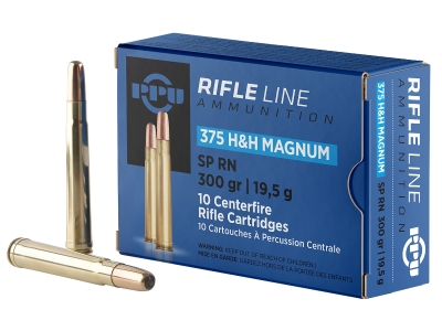 PPU Standard Rifle, .375 H&H Magnum, 10