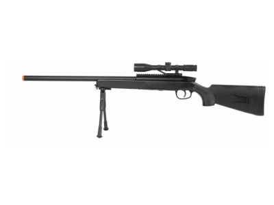 CYMA Bolt Action Airsoft Sniper Rifle w/ Scope & Bipod