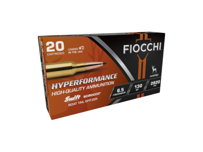 Fiocchi Hyperformance Rifle Rounds, 6.5 Creedmoor, 20
