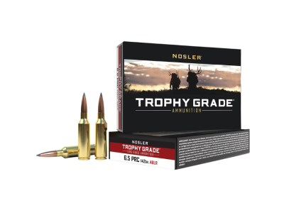 Nosler Trophy Grade Long-Range Rifle Rounds, 6.5 Precision Rifle Cartridge, 20