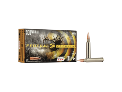 Federal Barnes TSX Centerfire Rifle Cartridges, .300 Winchester Magnum, 20