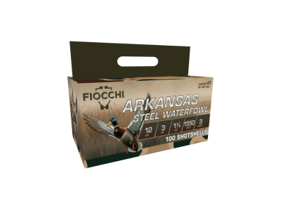 Fiocchi Arkansas Steel Shotshell Loads, 12 Gauge, 100