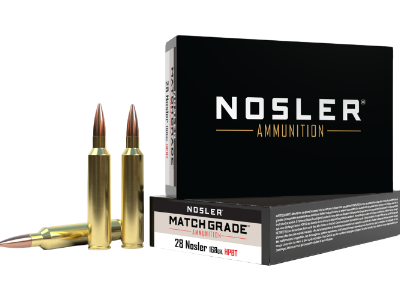 Nosler Match Grade Rifle Rounds, .28 Nosler, 20