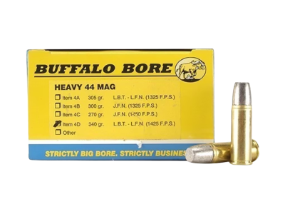 BBA Heavy Centerfire Handgun Rounds, .44 Magnum, 20