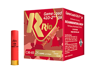 Rio Ammunition Game Load Heavy Field Shotshell Loads, .410 bore, 25