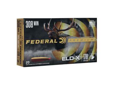Federal ELD-X Centerfire Rifle Cartridges, .308 Winchester, 20