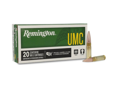 Remington UMC Centerfire Rifle Cartridges, .300 AAC Blackout, 20