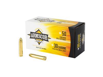 Armscor Centerfire Rifle Cartridges, .30 Carbine, 50