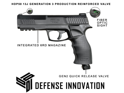 DI HDP TP50 13 Joules 480FPS+ With Gen2 Quick Air Release Valve