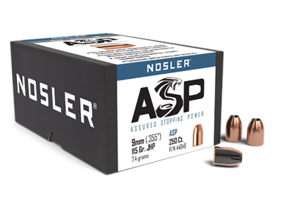 Nosler Assured Stopping Power 9mm, 250