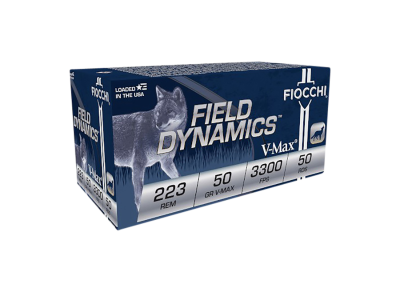 Fiocchi Field Dynamics Rifle Rounds, .223 Remington, 50