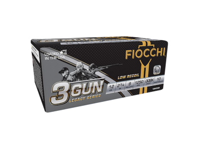 Fiocchi 3-Gun Match Legacy Series Shotshell Loads, 12 Gauge, 10