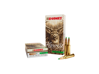 Barnes Harvest Collection Rifle Cartridges, .308 Winchester, 20