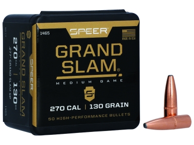 Speer Grand Slam 270Cal 130gr Soft Point, 50