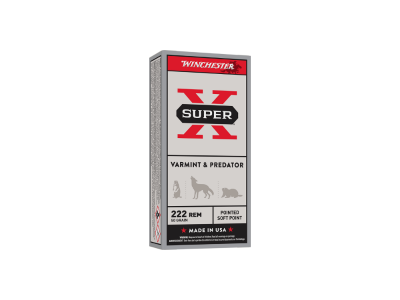 Winchester Super X 222 Rem 50gr, .222 Remington, 20