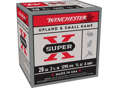 Winchester Super X Heavy Game Load High Brass, 28 Gauge , 25