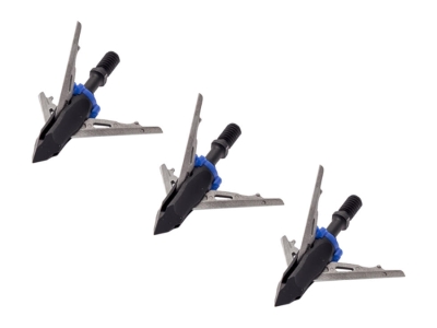 G5 Deadmeat V2 Expandable Broadhead, 125gr., 3 count, Silver, Mechanical, Double Bevel, Vertical Bow