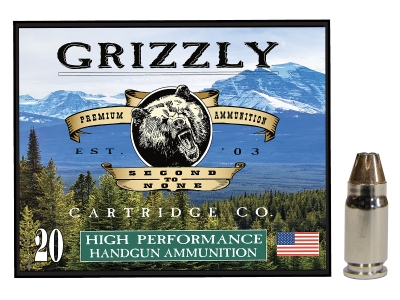 Grizzly 357Sig 90gr Jacketed Hollow Point, .357 Magnum, 20