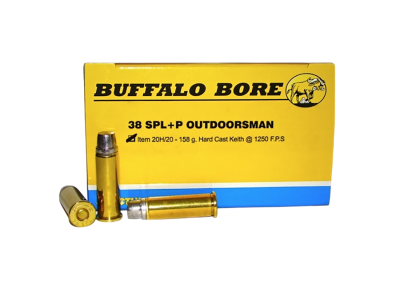 BBA Outdoorsman Centerfire Handgun Rounds, .38 Special, 20