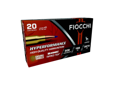 Fiocchi Hyperformance Rifle Rounds, .308 Winchester, 20