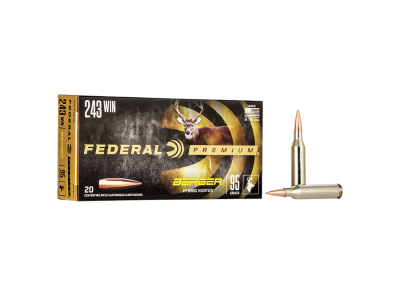 Federal Berger Hybrid Hunter Rifle Cartridges, .243 Winchester, 20